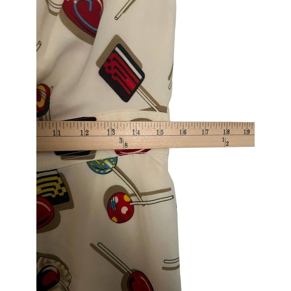 eShakti Women’s Maxi Dress Sleeveless Size 16 XL Candy Sucker Lollipop Lined - Picture 8 of 15